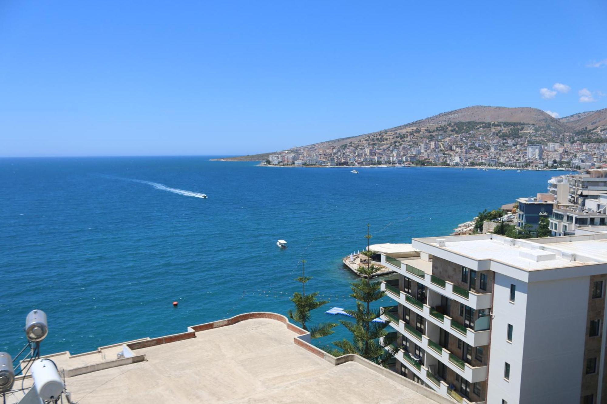 Apartament Viola Sea View Penthouse Saranda Zewnętrze zdjęcie