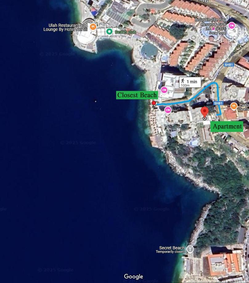 Apartament Viola Sea View Penthouse Saranda Zewnętrze zdjęcie