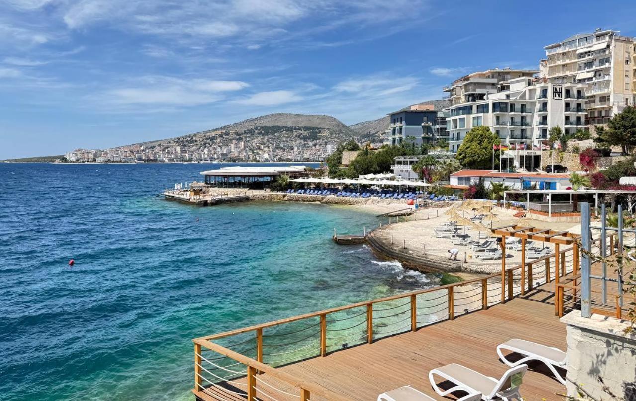 Apartament Viola Sea View Penthouse Saranda Zewnętrze zdjęcie
