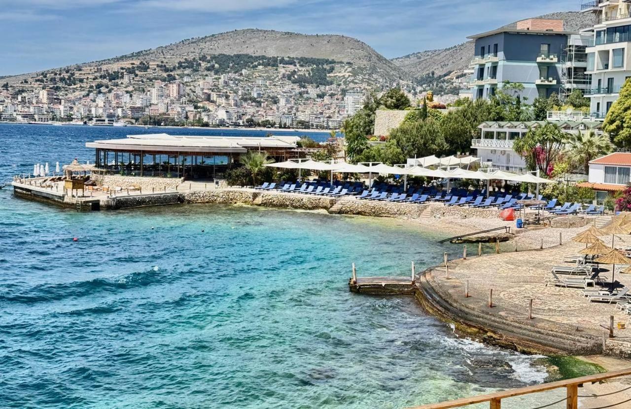 Apartament Viola Sea View Penthouse Saranda Zewnętrze zdjęcie