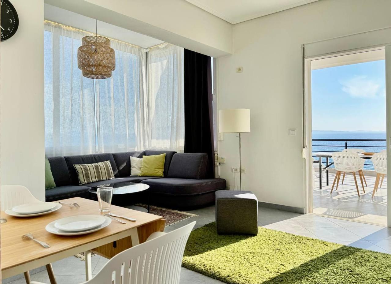 Apartament Viola Sea View Penthouse Saranda Zewnętrze zdjęcie
