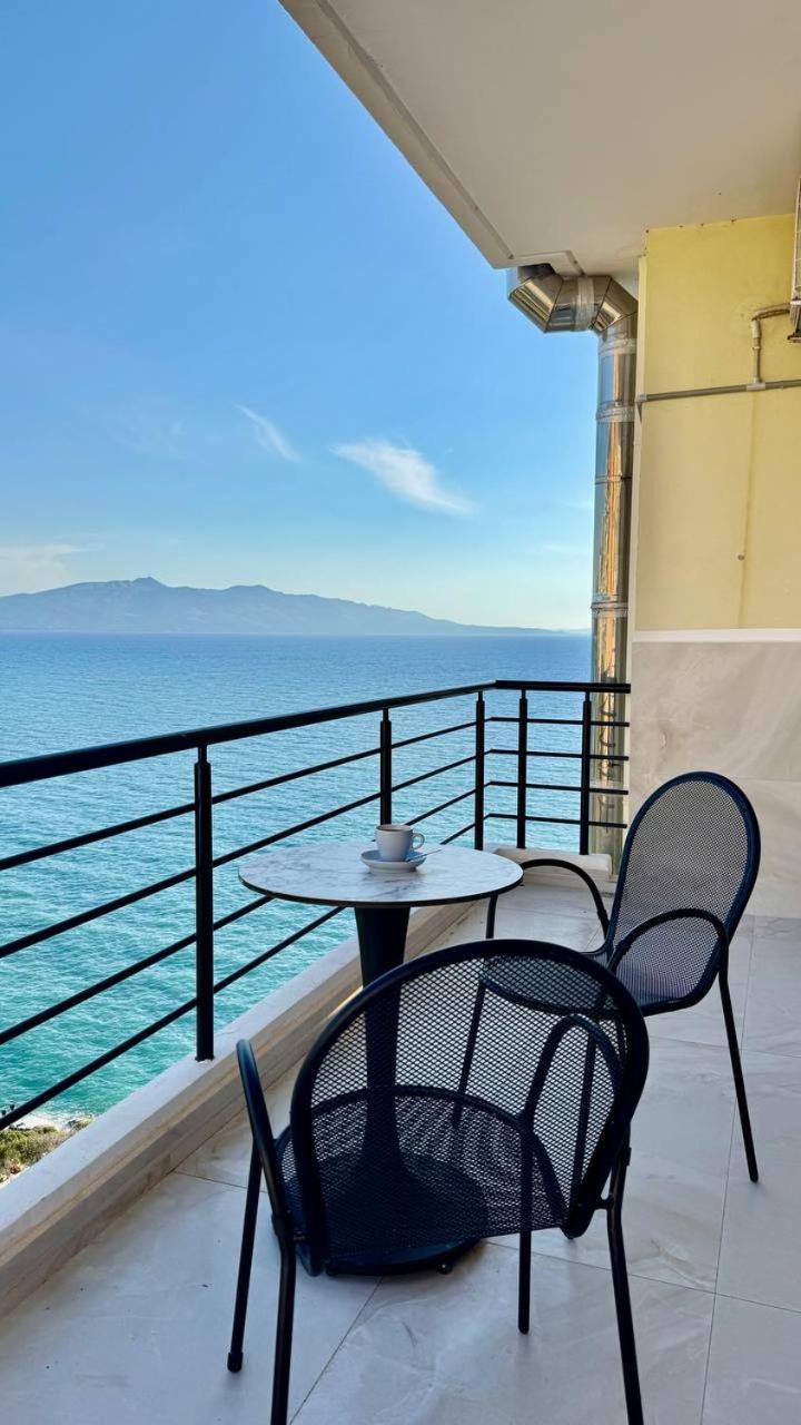 Apartament Viola Sea View Penthouse Saranda Zewnętrze zdjęcie